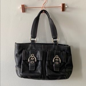 Coach Black Leather Purse